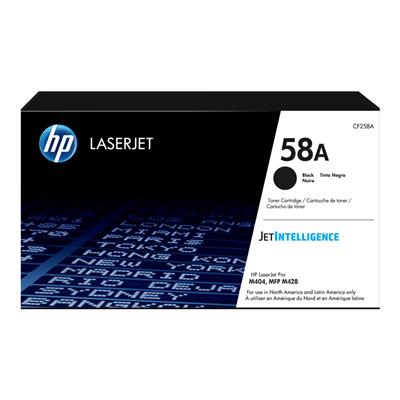 TONER HP ORIGINAL (CF258A #58A) NEGRO