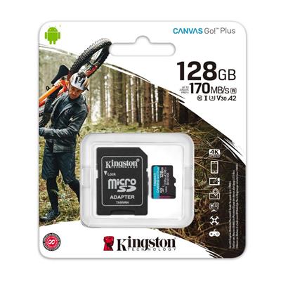 MICRO SD 128GB V30 KINGSTON CANVAS GO PLUS (SDCG3/128GB)