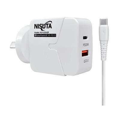 CARGADOR NISUTA USB C A USB C 20W (NS-FU53UQPC)